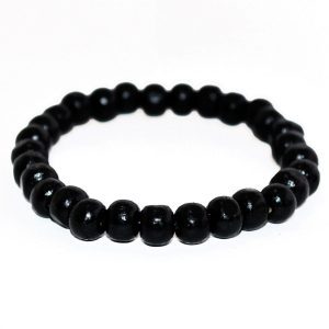 BLACK WOODEN BRACELET