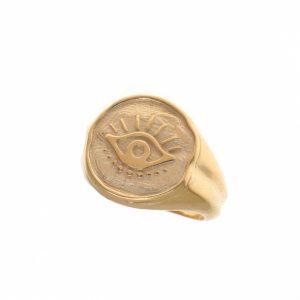 Ring-silver-925-yellow-gold-plated