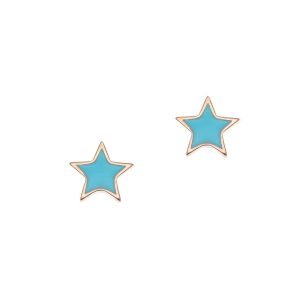 Earrings-silver-925-pink-gold-plated-with-enamel
