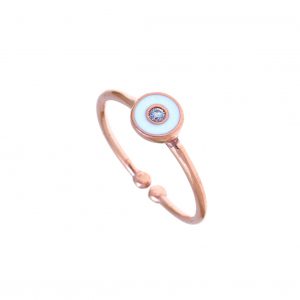 Ring-silver-925-rose-gold-plated-with-enamel