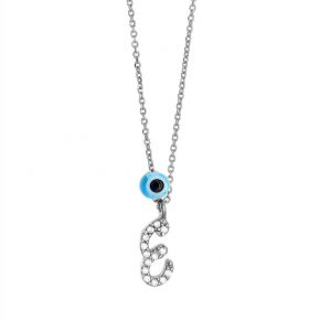Necklace-silver-925-rhodium-plated-with-white-zirconia
