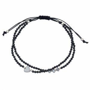 Bracelet-silver-925-rhodium-plated-with-onyx
