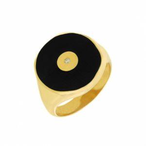 Ring-silver-925-yellow-gold-plated-with-enamel-and-zirconia (1)