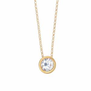 Necklace-in-silver-925-gold-plated-with-white-zirconia