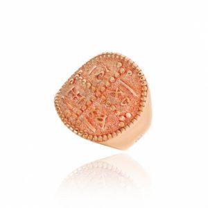 Ring-silver-925-pink-gold-plated