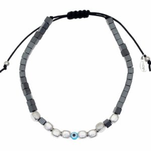 Cord-bracelet-in-silver-925-rhodium-plated-with-hematite (4)