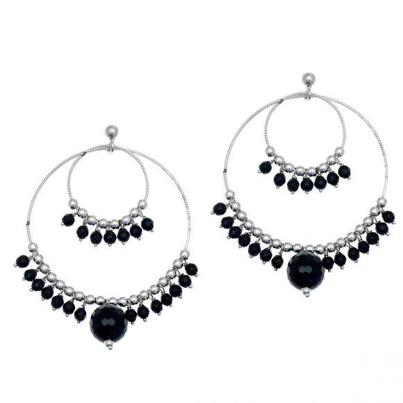 Earings-silver-925-rhodium-plated-with-onyx