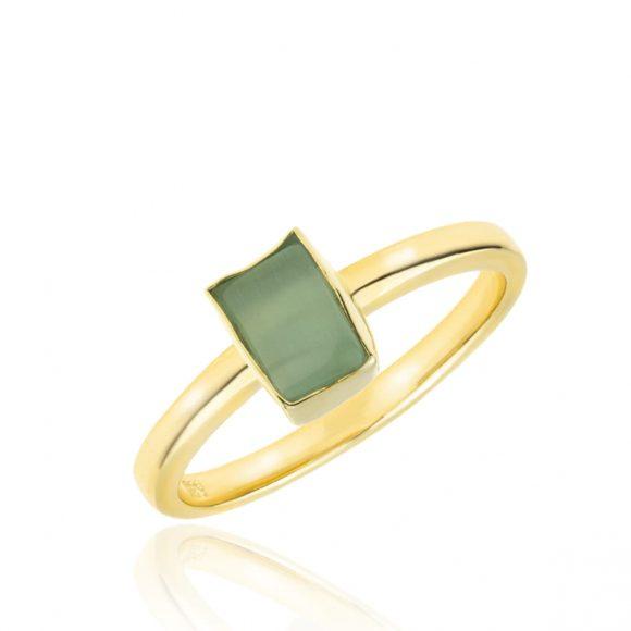 Ring-silver-925-yellow-gold-plated-with-aquamarine