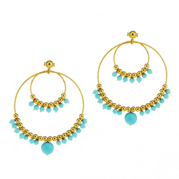 Earings-silver-925-gold-plated-with-turquoise