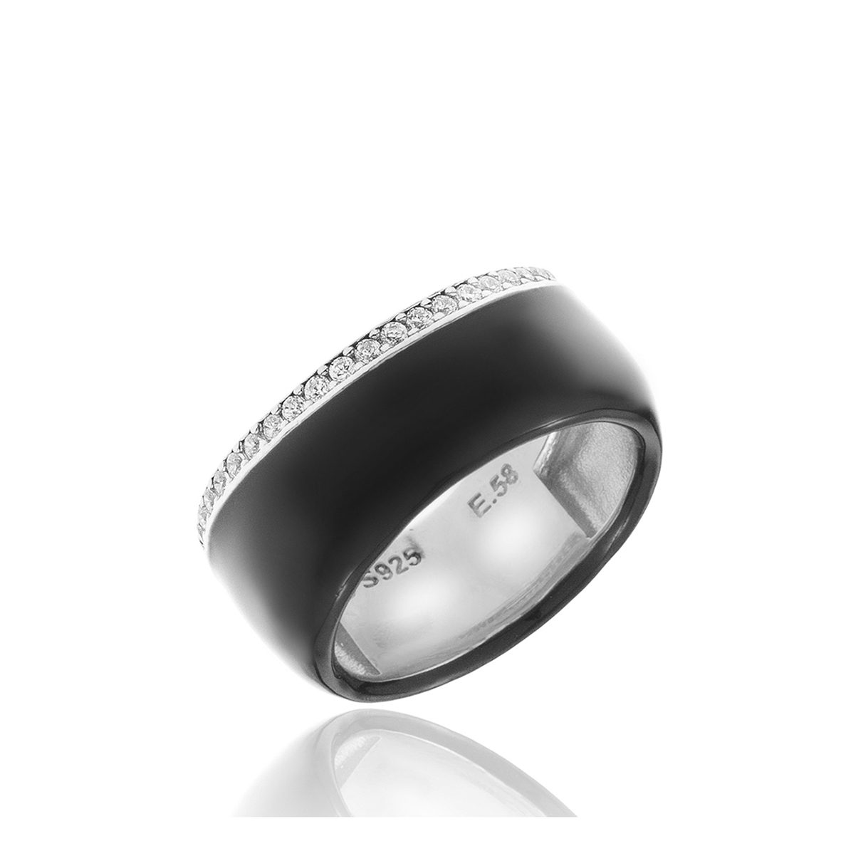 Ring-silver-925-rhodium-plated-with-zirconia-and-enamel