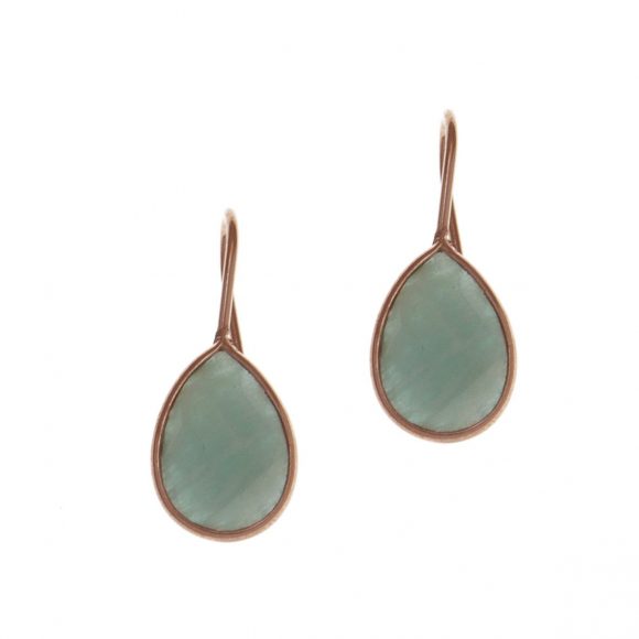 Earrings-silver-925-rose-gold-plated-with-amazonite