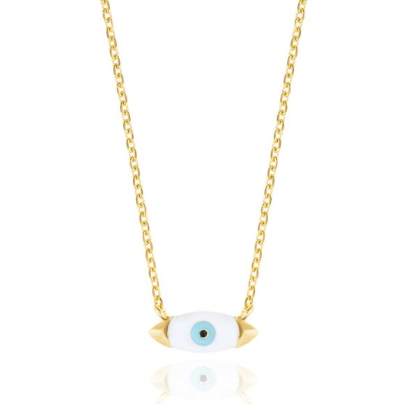 Necklace-silver-925-yellow-gold-plated-with-enamel-evil-eye (7)