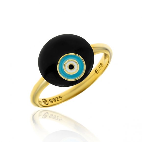 Ring-silver-925-yellow-gold-plated-with-enamel-evil-eye (6)
