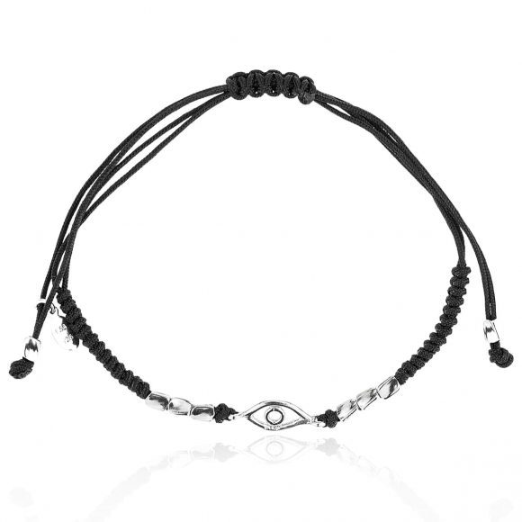 Bracelet-silver-925-rhodium-plated-with-cord