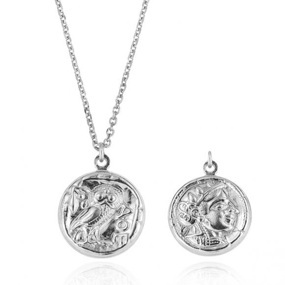 Necklace-silver-925-rhodium-plated-double-face